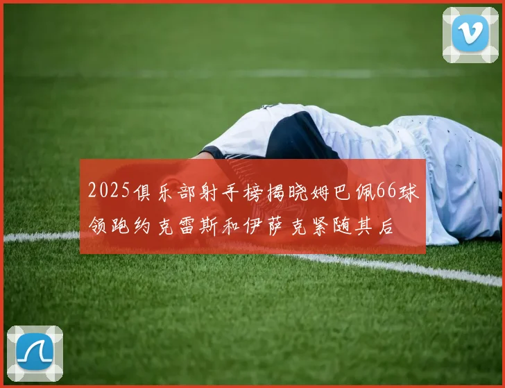 2025俱乐部射手榜揭晓姆巴佩66球领跑约克雷斯和伊萨克紧随其后